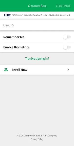 Commercial Bank & Trust Comp. Screenshot 1