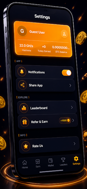 BTC Mining: Crypto Miner Screenshot 3