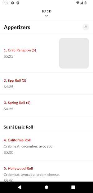 Yoimi Sushi & Hibachi Screenshot 2