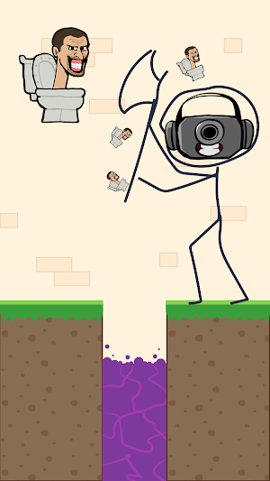 Toilet Monster: Draw To Save Screenshot 3