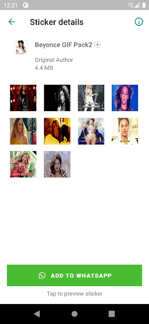 Beyonce Stickers Pack Screenshot 3