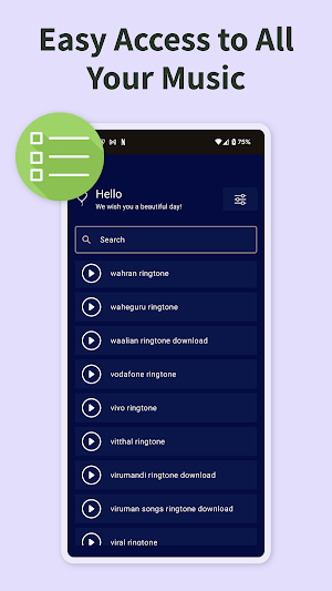 Set Ringtone Screenshot 1