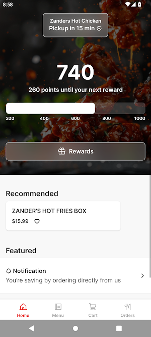 Zanders Hot Chicken Screenshot 0