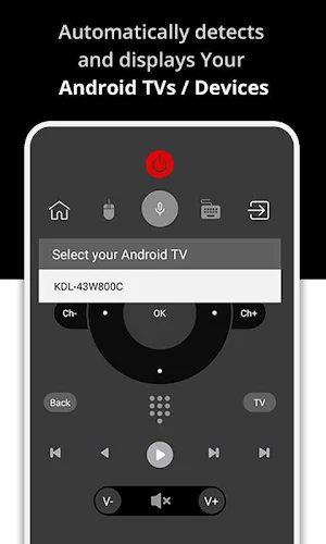 Remote for Android TV's / Devices: CodeMatics Screenshot 1