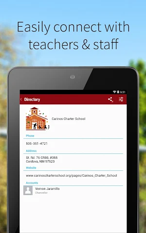 Carinos Charter School Screenshot 1