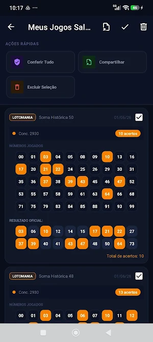 Brazilian LotteryGenerator Screenshot 1