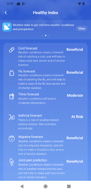 Local Weather - Radar & Widget Screenshot 3