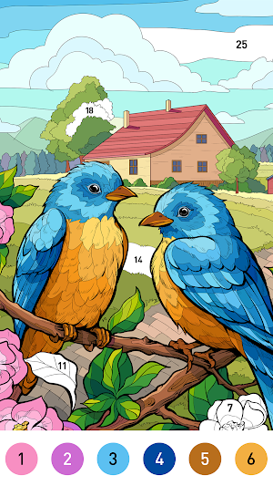 Pet Color Paint By Number Screenshot 0