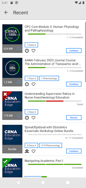 AANA Education Edge Screenshot 2