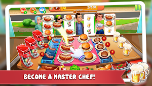 Cooking Delicious: Crazy Chef Family Restaurant Screenshot 0