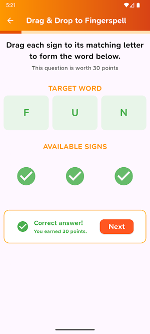 SiLAc - Sign Language Learning Screenshot 2