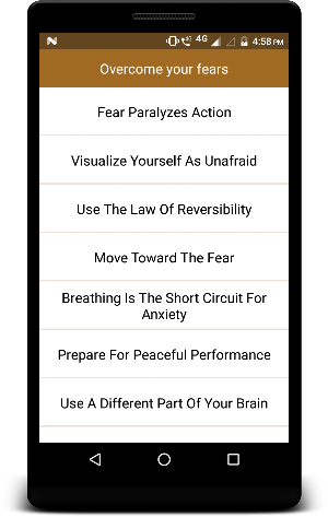 Overcome your fears Screenshot 1