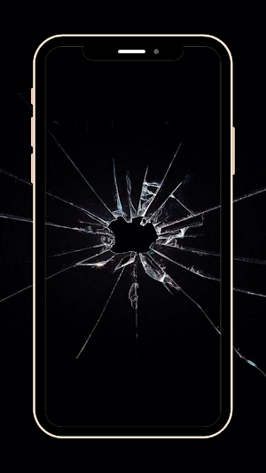 Broken Screen Wallpaper Real Screenshot 1