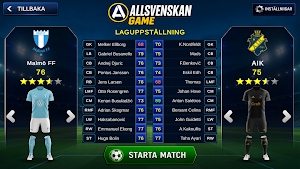 Sverige Fotbollsspel Screenshot 2