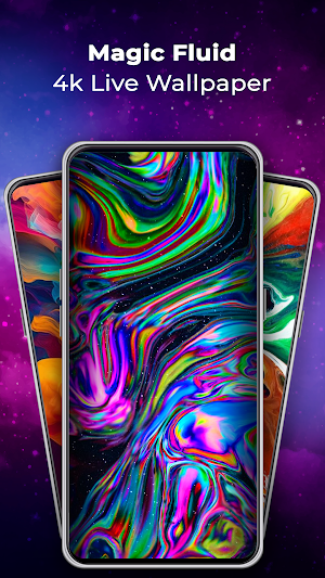 Magic fluid: live wallpaper Screenshot 0