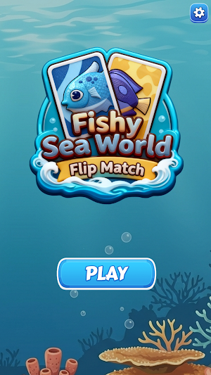 Fishy Sea World Flip Match Screenshot 0