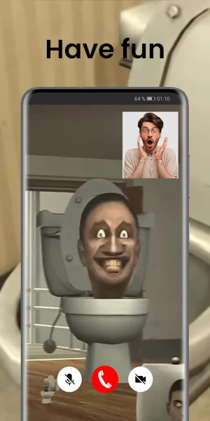 Skibidi Toilet Video Call Screenshot 2