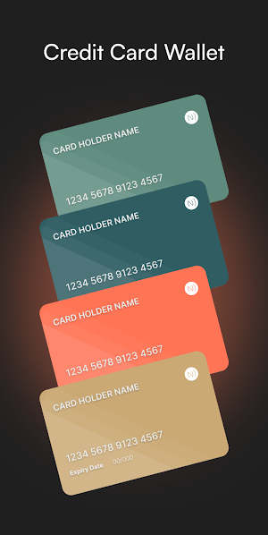 Credit Card Wallet Screenshot 0
