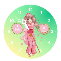 Anime manga watch face theme