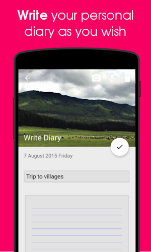 Voice Diary with Photos & Videos Screenshot 0