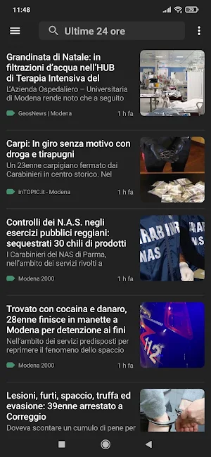 Modena notizie Screenshot 2