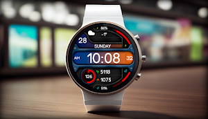 Digital TRAMON Sport Watchface Screenshot 2