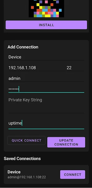MrigaSSH: SSH Client, Terminal Screenshot 0