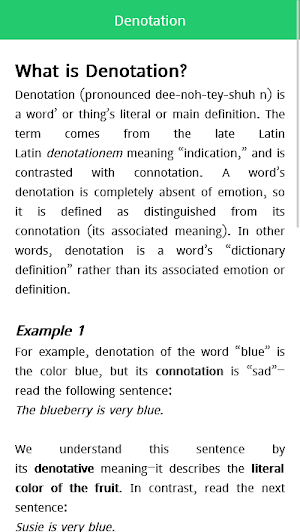 Literary Terms Screenshot 3