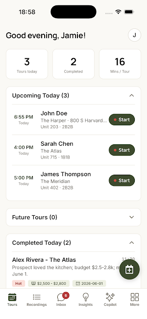 UP Leasing Screenshot 1