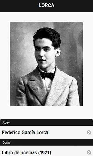 Federico García Lorca Screenshot 0