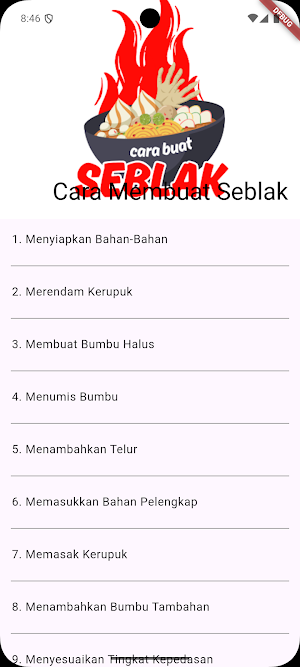 Cabuse - Cara Buat Seblak Screenshot 0