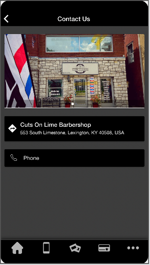 Cuts on lime barbershop Screenshot 1