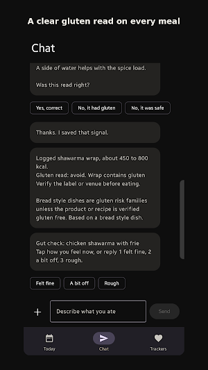 Crumb: Celiac Food Diary Screenshot 0