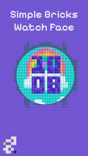 Simple Bricks Watch Face Screenshot 2