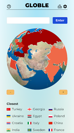 Globle - Guess the Country Screenshot 2