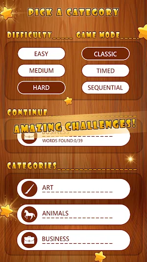 Word Search Puzzle Game - Find Hidden Word Game Screenshot 1