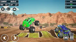 Monster Truck Stunt Truck Game Screenshot 1