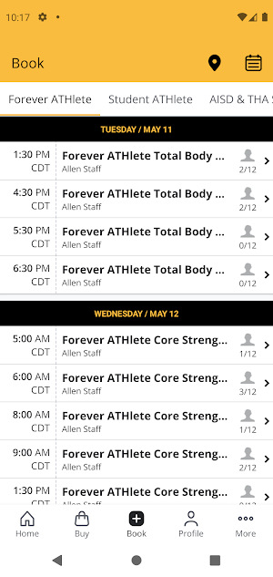 Athlete Training and Health Screenshot 1
