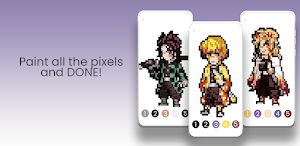 Kimetsu no Yaiba Pixel Art Screenshot 0