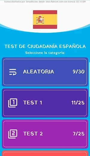 Test de Ciudadanía Española Screenshot 0