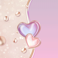 Pastel Heart Curve - Wallpaper