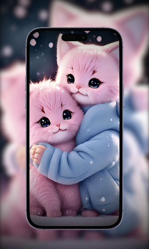 Cute Kitten Wallpaper for Cats Screenshot 1