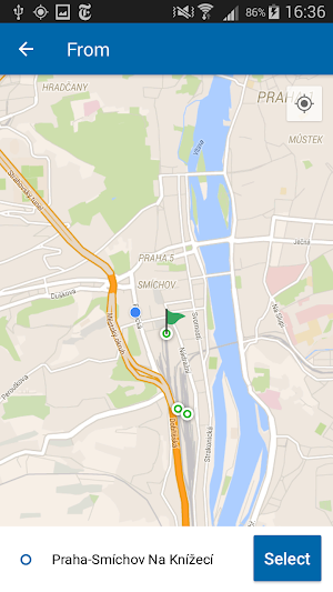 Czech Public Transport IDOS Screenshot 3