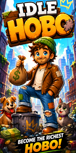 Idle Hobo - Loot Tycoon RPG Screenshot 0