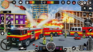 FireFighter Fire Truck Fireman Screenshot 0