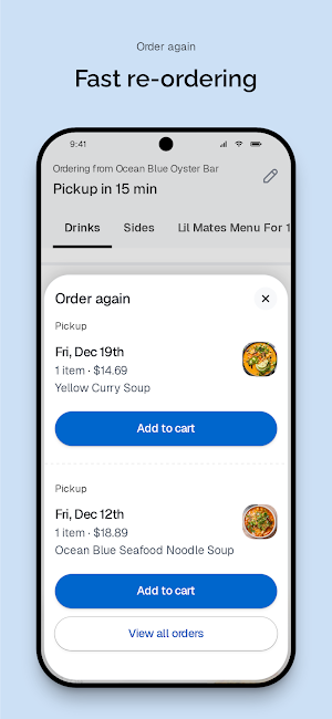 Ocean Blue Oyster Bar Screenshot 3