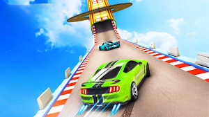Mega Car Stunt Ramp Racer Screenshot 1
