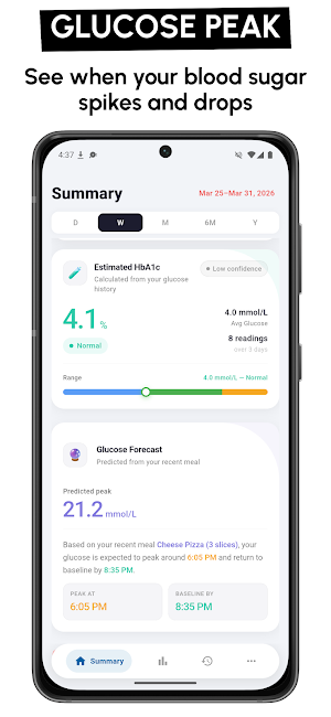 Glucose Blood Sugar Tracker Screenshot 2