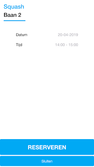 Squash Harderwijk Screenshot 3