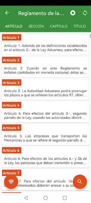 Reglamentos de México Screenshot 2